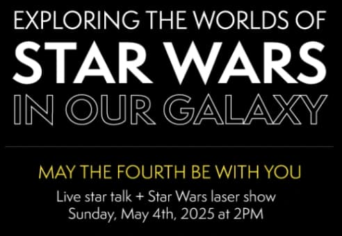 Star Wars in our galaxy text