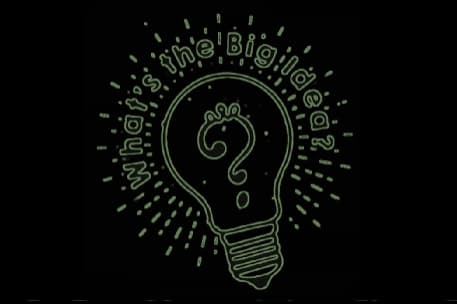 What's the Big Idea text with Light Bulb